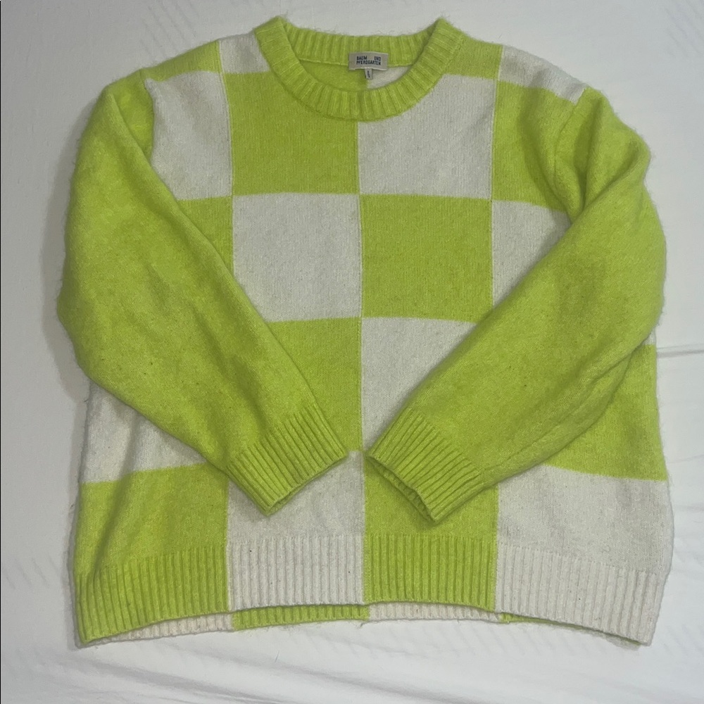Baum Und Pferdgarten Oversized‎ Check Sweater Size Small Medium